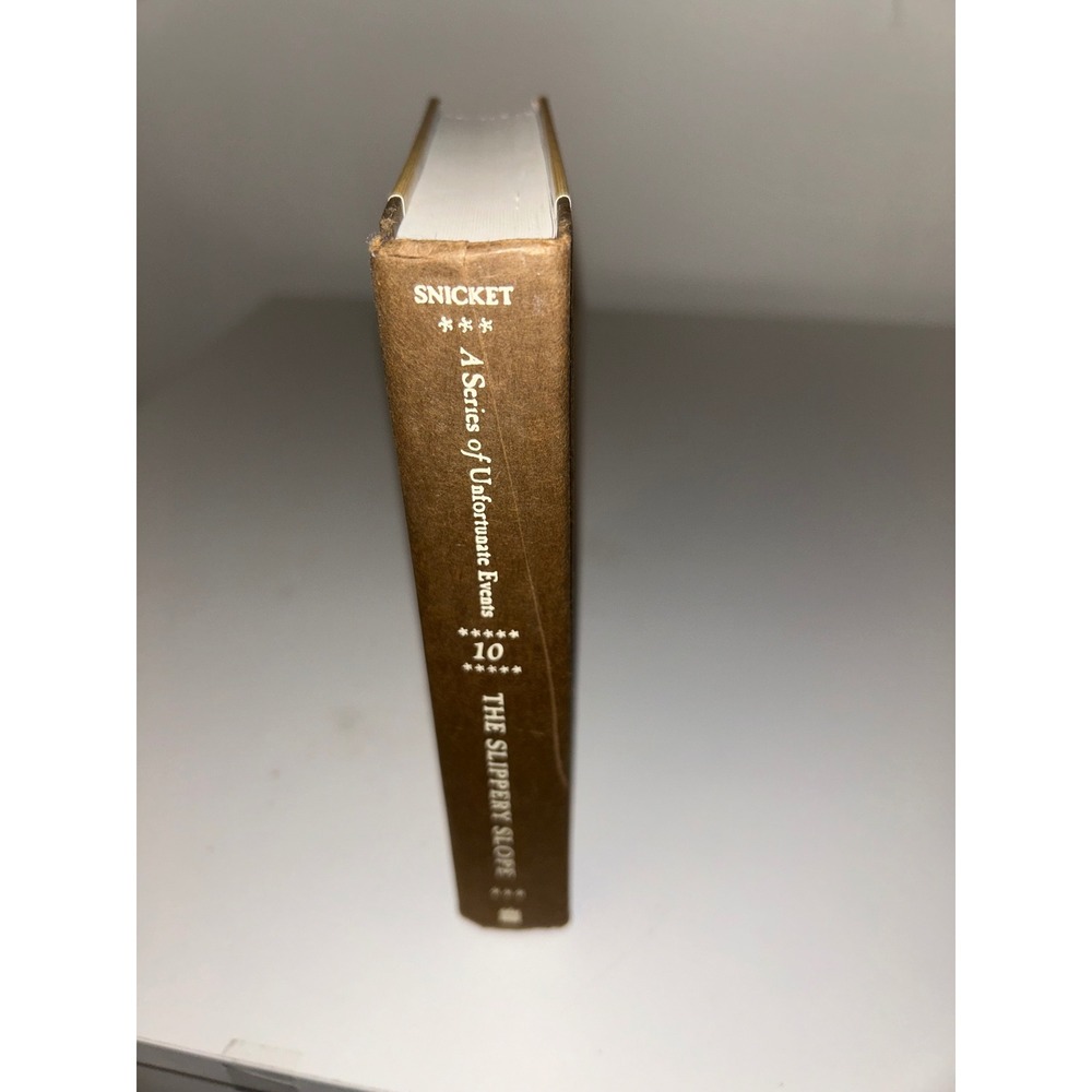The Slippery Slope Lemony Snicket Series of Unfortunate Events Book 10 Hardcover
